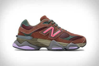 New Balance 9060 "Rich Oak/Burgundy & Hi-Pink"