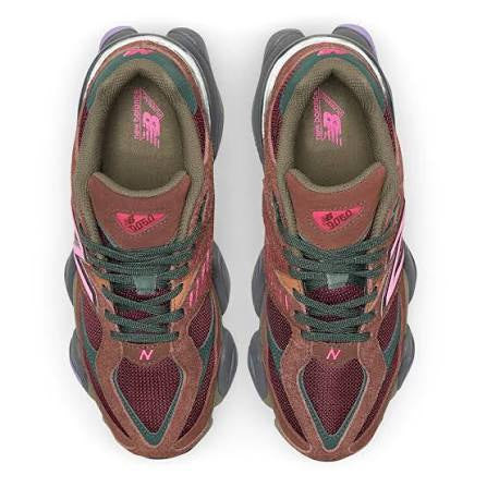 New Balance 9060 "Rich Oak/Burgundy & Hi-Pink"