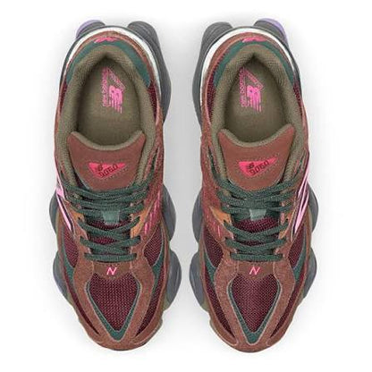 New Balance 9060 "Rich Oak/Burgundy & Hi-Pink"